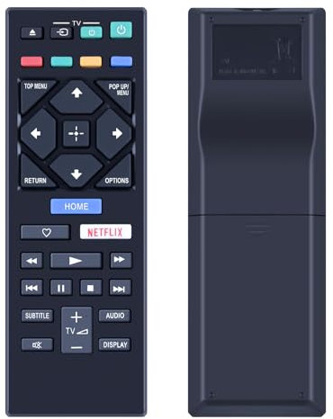 RMT-VB201D Replacement Remote Control for Sony for Blu-Ray DVD Disc Player Compatible with BDP-BX370 BDP-S1700 BDP-S3700 BDP-S3700 UBP-X700 BDP-S1700 BDP-S1700ES UBP-UX70 UBP-X700/M
