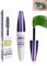5D Waterproof Mascara Green for Eyelashes, Long Lasting Smudge-proof Telescopic Mascara with Brush, Volumizing Lengthening Curling Thick Eye Lashes,Cosplay Halloween Stage Eye Makeup for Women