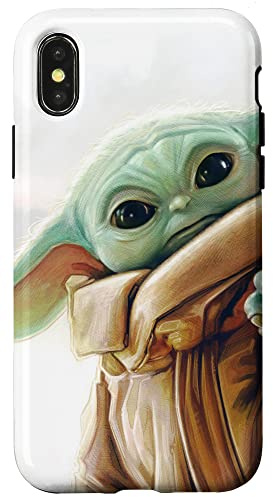 Star Wars The Mandalorian Grogu White Hülle für iPhone X/XS