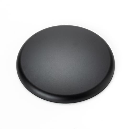 ORION LIGHTSTYLE Extra Flache Abdeckung Verteilerdose PVC schwarz Baldachin Deckendose Abschluss, rund, 135mm