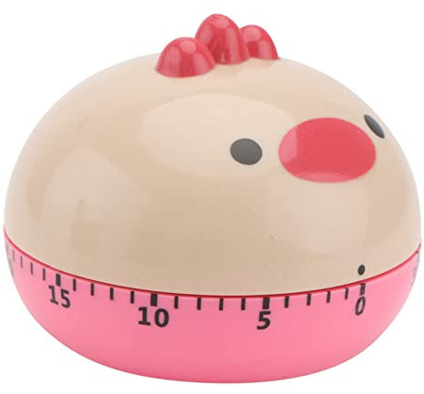 TOPBATHY 2piezas Temporizador Mecánico De Cocina Forma De Animal Diseño De Sin Batería para Tiempos Cocina Decoración y