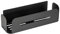 WENKO Turbo-Loc® Wandablage Bivio Black matt, Badregal aus Aluminium, zur Aufbewahrung im Bad, Befestigen ohne Bohren, Schwarz