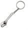 CWOQOCW Compact Adjustable Metal Spanner Keyring, Mini Wrench Key Chain, Decorative and Unique