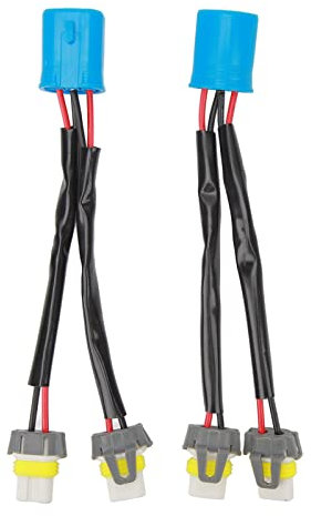 Klanata 2 Stück Scheinwerfer-Kabelbaum-Splitter, 9007-Stecker auf 9005 9006-Buchse für LKW und Pickup, LED-Scheinwerfer-Splitter-Kabelbaum, Scheinwerfer-Konvertierungskabelbaum