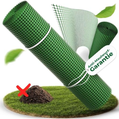 Florade Grille anti-taupe de qualité supérieure - Vert - 270 g/m² - Protection efficace pour le jardin - Robuste, durable, facile à utiliser - Empêche les taupes