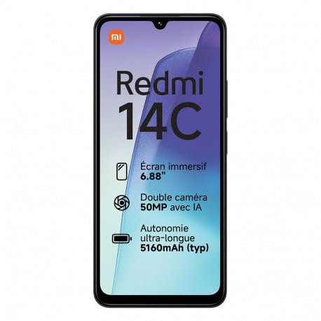 Xiaomi Redmi 14C 4G Dual Sim 4GB RAM 128GB - Black