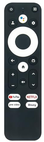 Télécommande Vocale Remplacée Convient pour Strong Thomson Streaming Box 140G, 145G, Leap-S3, Leap-S3 Ultimate, SRT41