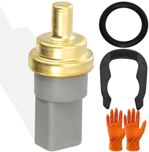 ZAMDOE 06A919501A Sensor de Temperatura del refrigerante de Agua de 2 Pines para Skoda Seat Audi A3 A4 A5 A6 A8 Q3 Q5 Q7 TT para VW para Golf para Passat para Jetta para Beetle 06A91950 1158-0784
