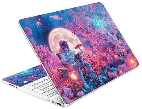 Laptop Skin Decal HP 15.6 - Astronaut, Laptop Cover Sticker, No Cutting Required, No Bubble, Waterproof, Scratch Resistant - Including Wide Screen and Wrist Pad