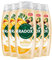 Radox Mineral Therapy Feel Restored Shower Gel Body Wash, Pack of 5, Shower Cream with 4 minerals and 13 herbs, Mango and Cocoa Butter Scent for Mood-Boosting Experience, 450 ml