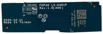 Laptop-Tastatursteuerplatine für Dell XPS 13 9305 (2020) 09P0K0 9P0K0 LS-K461P FDP30