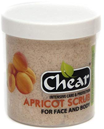 Chear Apricot Scrub Cream 16oz 454g - For face & body