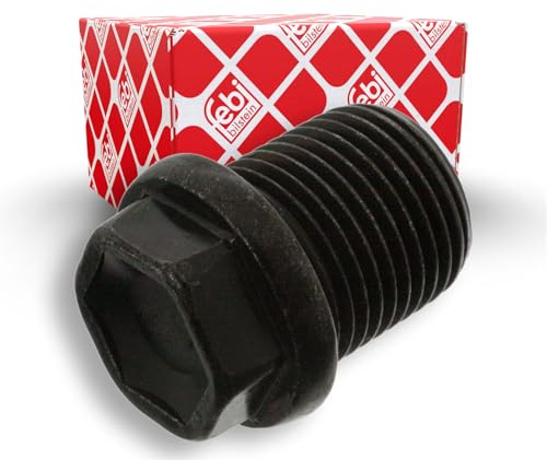 febi bilstein 48875 Ölablassschraube ohne Dichtring, 1 Stück | Kompatibel mit: FORD FOCUS II, MONDEO IV, MONDEO IV Stufenheck, MONDEO IV Turnier, S-MAX, POLESTAR 1, VOLVO 850, 850 Kombi