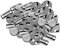 Trimming Shop Gancio e Barretta Allacciatura Chiusure per Pantaloni, Gonne, Tuniche, Indumenti Intimi, No Cucire Fermaglio - 10pcs, 11mm