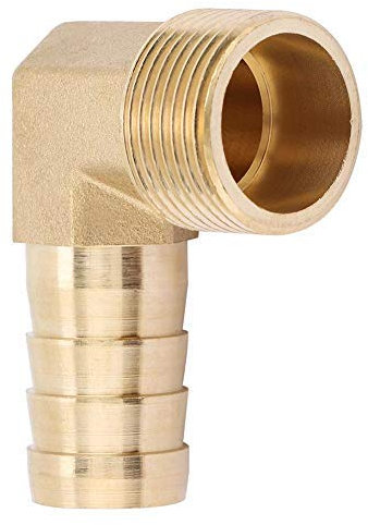 gomito a 90 gradi raccordo a gomito g3/4 maschio filettatura ottone per tubo aria acqua combustibile olio gas inerti 19mm