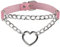 MILAKOO Vintage Gothic Collare Punk Goth Cuore Collana in Pelle Choker per le Donne