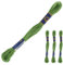 3 Docken Stickgarn je ca. 8m / Sticktwist 100% Baumwolle Stickerei verschiedene Farbwahl, Farbe :6242 Birne