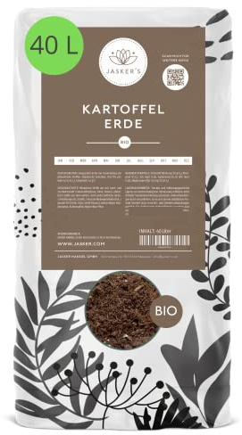 Kartoffelerde 40 L Dünger und Wurzelaktivator - Bio-Erde für alle Pflanzkartoffel geeignet - Gemüseerde - Pflanzerde für Kartoffel