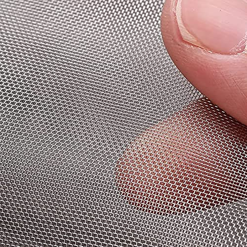 Drahtgitter Feinmaschig,304 Edelstahl Gewebtes Draht,Nagerschutz Kellerfenster,Edelstahl Fliegengitter Nagetier Mesh Edelstahlgewebe Edelstahl Mesh Screen (Color : 60mesh, Size : 1x4m)