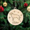 Personalisierte Labrador Hund Weihnachtsbaumschmuck Weihnachtsdeko Ornament Weihnachtsdeko aus Holz Weihnachtsbaum Deko Weihnachtsdekoration Ornament Holz Christbaumschmuck mit Hundnnamen
