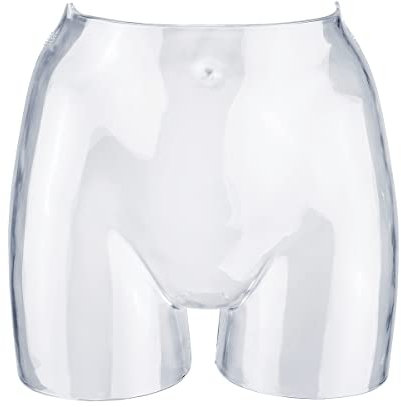 Deco Woerner Schaufensterpuppe Mannequin Deko-Torso Damenslip-Torso klar 31 cm Glasoptik