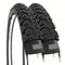 ECOVELO Unisex – Erwachsene 2 Reifen 14 x 1,75, Schwarz, 14 Pollici