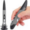 Souris à Stylet Optique de Poche sans Fil, Souris D'écriture Manuscrite de Type Stylo Intelligent USB 2,4 G, 3 étapes DPI, Mini Souris de Type Stylo Ergonomique à 4 Touches pour Windows/pour(Gris)
