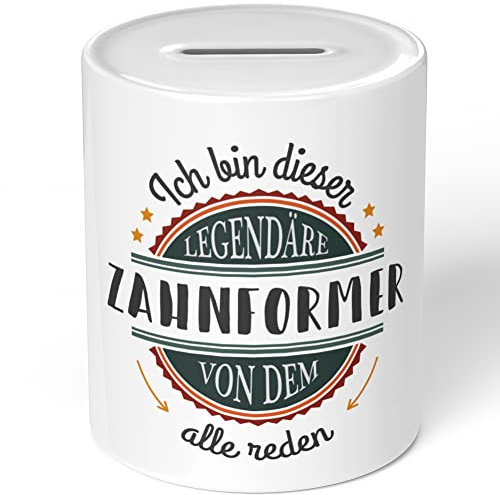 JUNIWORDS Spardose Sparbüchse, Ich Bin Dieser legendäre Zahnformer, von dem alle reden (5075265)