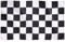 Runesol Bandera De Cuadros En Blanco y Negro, 91x152 Cm, 3x5 Pies, 4 Ojales, Bandera De Coche De Carreras, Fiesta De Cumpleaños, Bandera De Línea De Metavos
