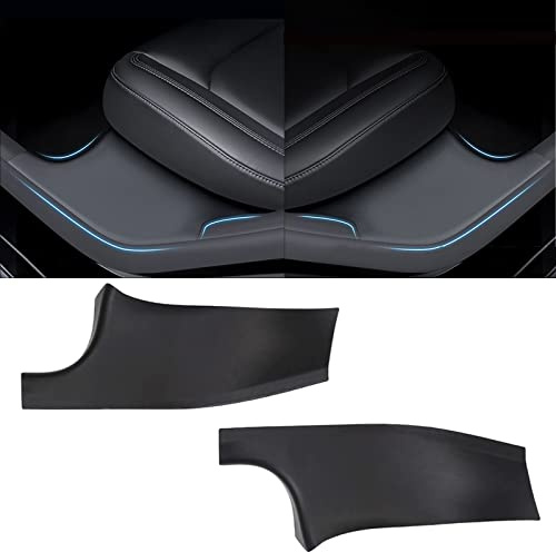 FASTCHE for Tesla Model Y Door Sill Protector 5 Seater (NOT Fit 7 Steater) Rear Door Car Pedal Kick Protection Strip Styling Covers Accessories(2 Packs)