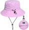 Malaxlx Lila Fischerhut Sonnenhut für Damen Herren Wasserdicht Bucket Hat Anglerhut Regenhut Sommerhut UV Schutz Strandhut Verstellbare Safari Boonie Hut