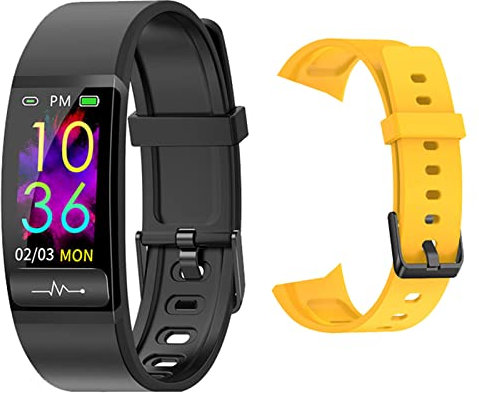 QESTO 2023 M8 AI Electrocardiogram Temperature Smartwatch Heart Rate Monitor ECG PPG Blood Pressure Clock Wristband Smart Watch(H)(H)