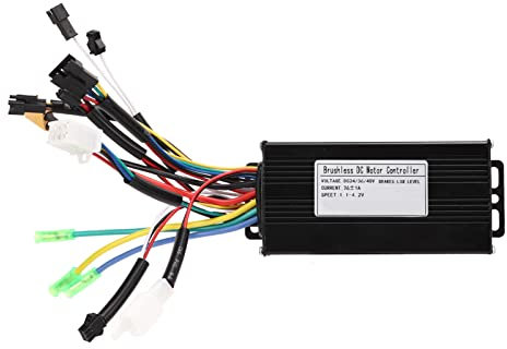 Drfeify Elektrischer Fahrrad-Controller Bürstenloser Motor 24 V 36 V 48 500 W 750 W 3-Modus-Sinuswelle 26A Modifiziertes Zubehör Kann Auch Als für Elektroroller VerwendetZubehör für E-Bike-Umrüstung