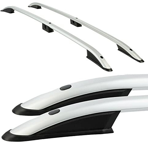 BREMER SITZBEZÜGE Dachreling kompatibel mit VW Caddy 3 ab 2003-2010 in Silber