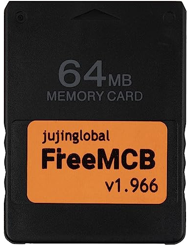 jujinglobal 64MB Free Memory Card Boot for PS2, Plug and Play with opl 2023 New Version