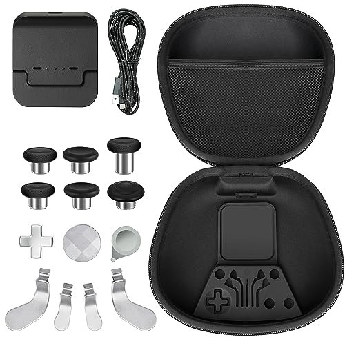 Sedicoca Complete Component Pack for Xbox Elite Wireless Controller Series 2,package Includes 1 Carrying Case 1 Dock, 4 Paddles, 2 DPads, 6 Thumbsticks,1Tool, for Xbox One Elite Series 2 Core