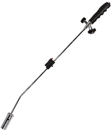 1 x Silberner Butangas-Unkrautbrenner – Garten Terrasse Butan Propan Unkrautvernichter Unkrautvernichter Flamme Feuer Fackel Zauberstab Pistole Lötlampe Werkzeug – von Green Blade