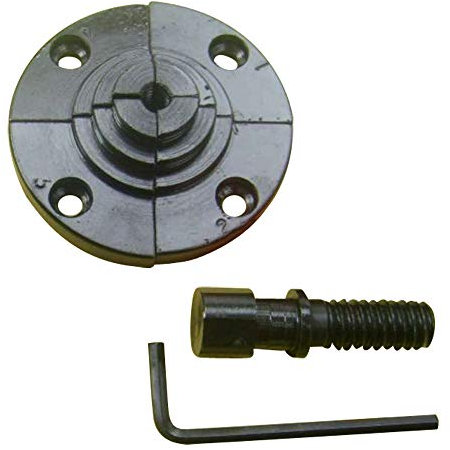 4 mandrini, mandrino da forno M18 x 2,5, mandrino a quattro ganasce, autocentrante, mandrino da 95 mm, con 2 strumenti ausiliari, per torni (M18+ artiglio)