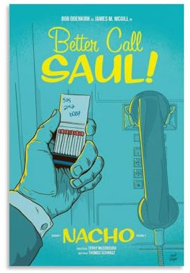 DEEBOW Better Call Saul Fanart Poster, dekoratives Gemälde, Leinwand, Wandposter und Kunstdruck, modernes Familienschlafzimmer-Dekor-Poster, 20 x 30 cm