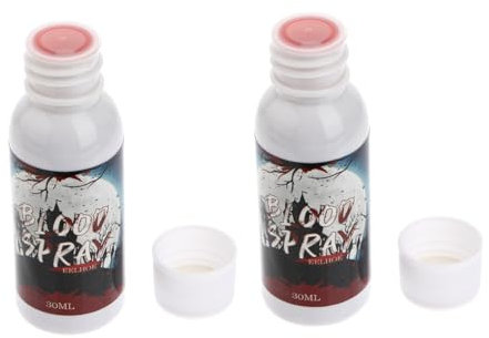 Angoily Halloween Fake Spray Set 2 Ultra-realistische Plasma Make-up Requisiten für Partys Spukhäuser Nicht-
