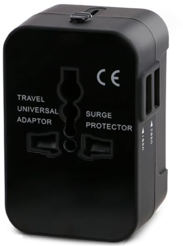 Adaptador De Corriente Universal Enchufe Clavijas Tipo Japon USA UK China A Español 150 Países Puertos Cargador USB Viajes Accesorios Regalos Viajeros Worldwide Adaptadores Enchufes