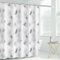 TMRBBesty Rideau de Douche,Rideau de Baignoire,Rideau Douche Anti Moisissure, Imperméable,avec 12 Crochets idéal pour Les familles,Dortoir,Hôtel,Motif Feuille,180 x 200cm