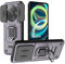 Anreixx Case Compatible with Xiaomi Redmi A3, Military Grade Armor Phone Case with Sliding Camera Cover, Car Mount and Kickstand, Hard PC and Soft TPU Dual-Layer Case