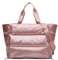 Balakaka Handtasche Damen 35L, 3 in 1 Puffer Tasche Damen Shopper mit Nasse und Trockener Tasche, Groß Kapazität Wasserdicht Umhängetasche für Fitness Reisen Yoga, Rosa