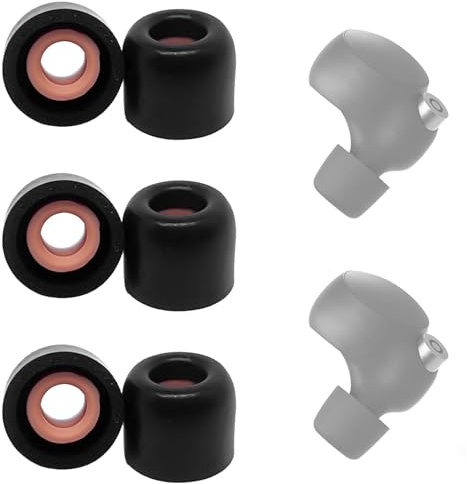 Alriedy 6X Ersatz Ohrstöpsel für Sony WF-1000XM4 WF-1000XM3 WF-1000XM5 – 3 Paar Memory Foam Aufsätze für Sony In-Ear Wireless True Headphones Größe S In-Ear Geräuschunterdrückung Ohrstöpsel Ersatz