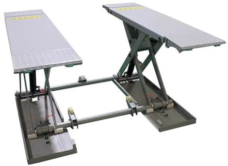 OZTSR Mobiler Wagenheber, 1,2 m, 3000 kg Tragkraft – Scherenheber mit Doppelzylinder und hydraulischer Hebebühne, Autozubehör, Wagenheber, Autorampen for Ölwechsel, Scherenheber, Hebebühnen for die Ga