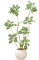 TXABL Künstlicher Mahonia Fortunei Baum 180cm Kunstpflanzen, künstlicher Sumachbaum kunstpflanzen groß, kunstbaum mit Topf für Zuhause, Büro, Terrasse, Badezimmer, Schlafzimmer, Wohnzimmer(Grün)