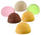 QUMIIRITY 6pcs Ice Cream Ball Model Wafers Waffle Cones Ice Cream Cart Ice Cream Holder Mini Ice Cream Cones Bubble Machine Foam Machine Ice Cream Scoop Ice Scoop Ice Cream Maker Pvc