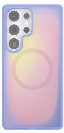 PopSockets Case for Samsung Galaxy S25 Ultra Compatible with MagSafe, Phone Case for Galaxy S25 Ultra, Wireless Charging Compatible - Aura