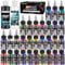 HOMY ARTY Iridescent Airbrush Paint Set - 30 Colors with 120 ml Primer and 120 ml Thinner, Ready to Spray Air Brush Paint Iridescent Colors, Water-Based Acrylic Paints for Plastic Models, Canvas, Wood